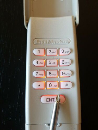 thumbnail image 2 of ECS Garage Door Wall Control For LiftMaster 977LM 976LM 139.53754 - Orange Learn Button, Compatible Replacement 2 of 5