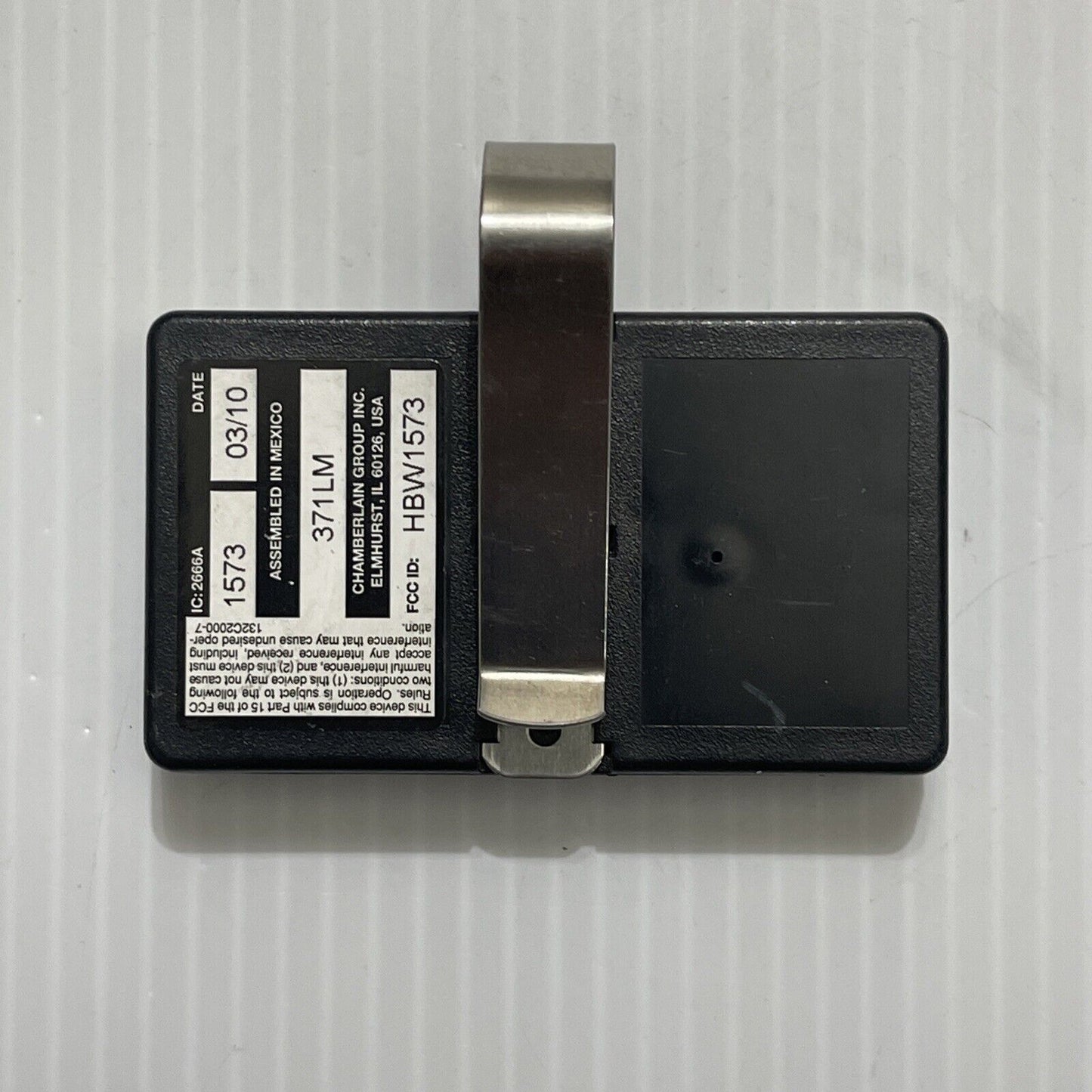 Genuine OEM Chamberlain Liftmaster 371LM 1 Button Remotes w/Clip & Battery
