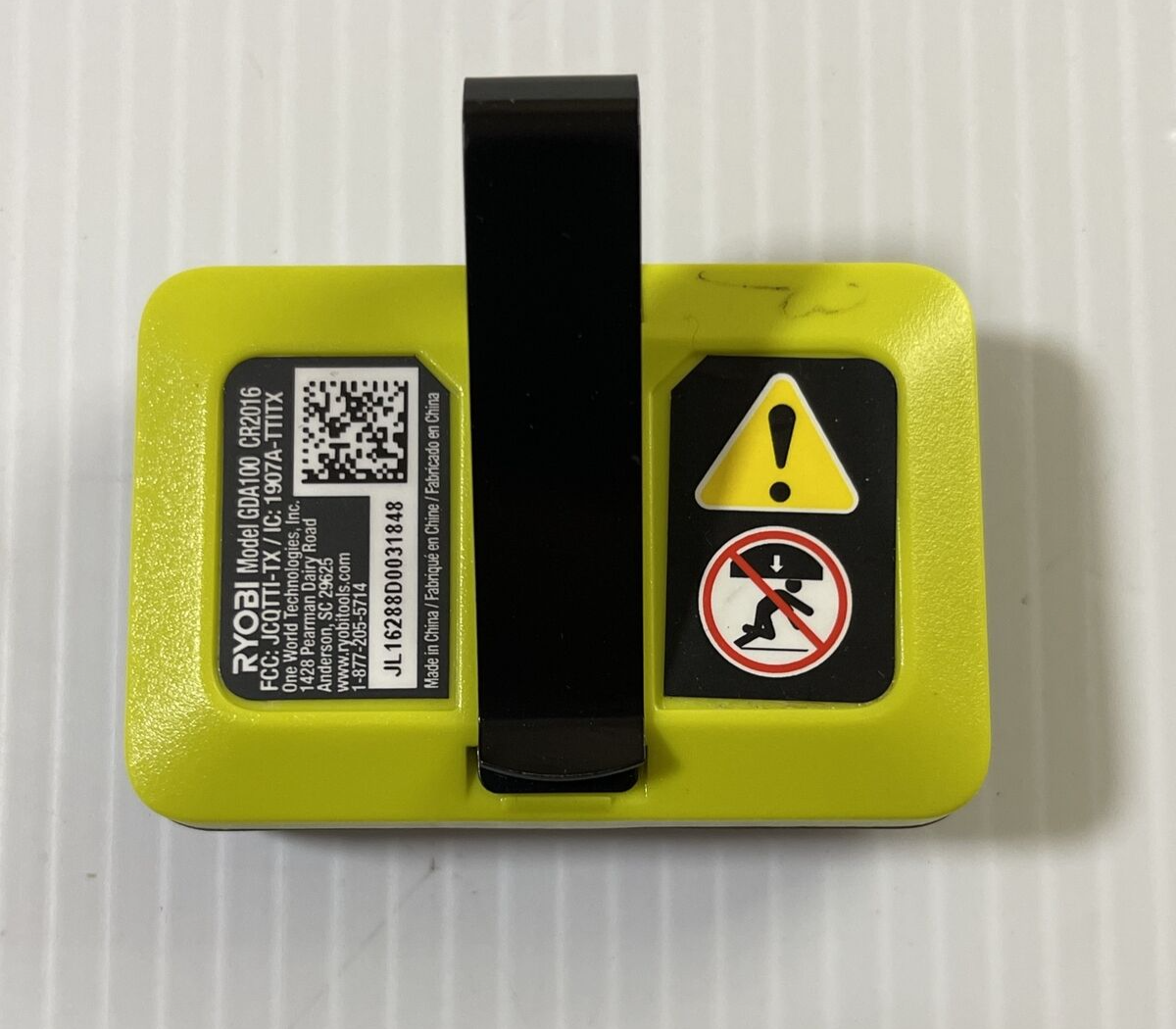 Ryobi Garage Door Opener GDA100 Remote Control 2 Button w/Visor Clip