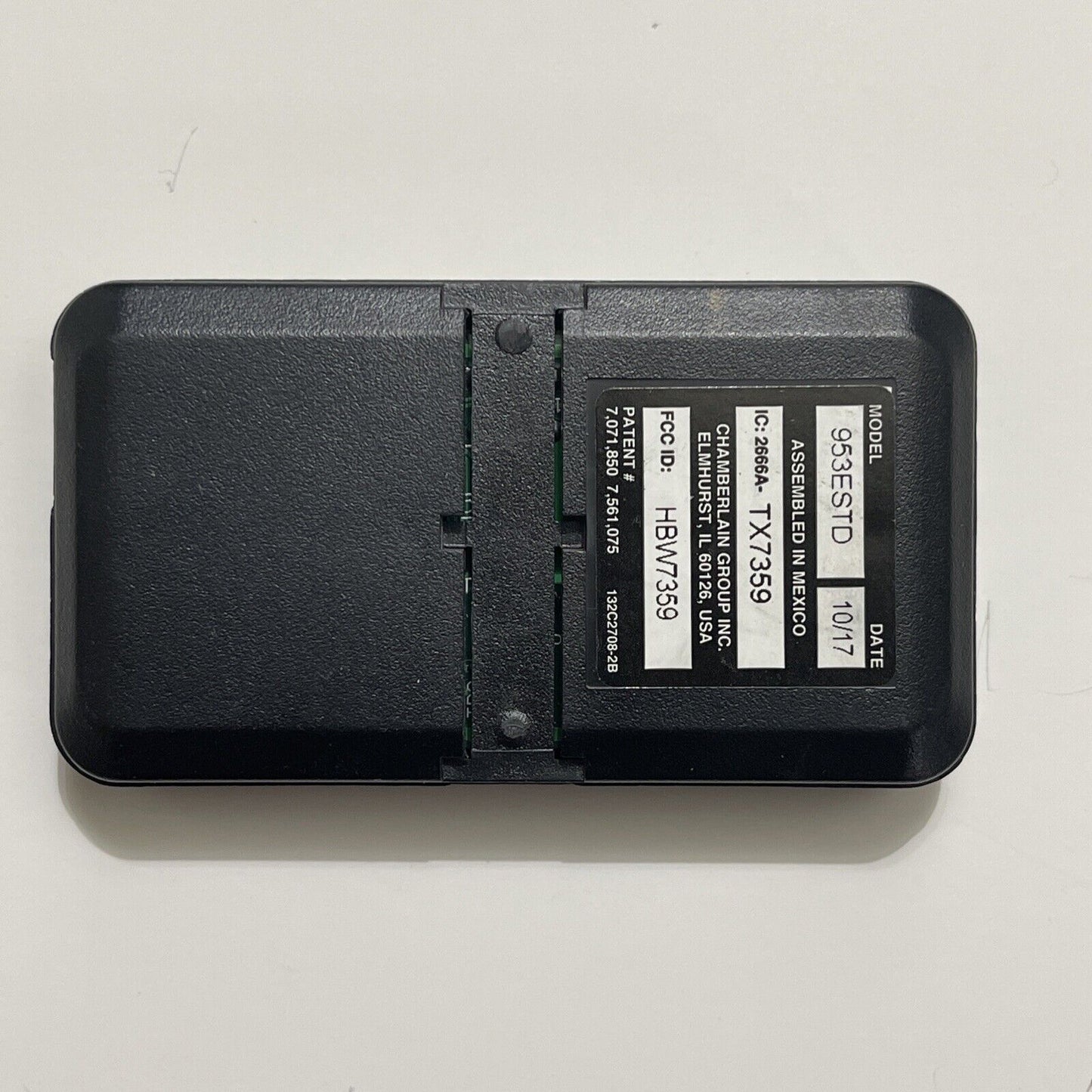 Genuine OEM Chamberlain Liftmaster 953ESTD 3 Button Garage Door Remote Control
