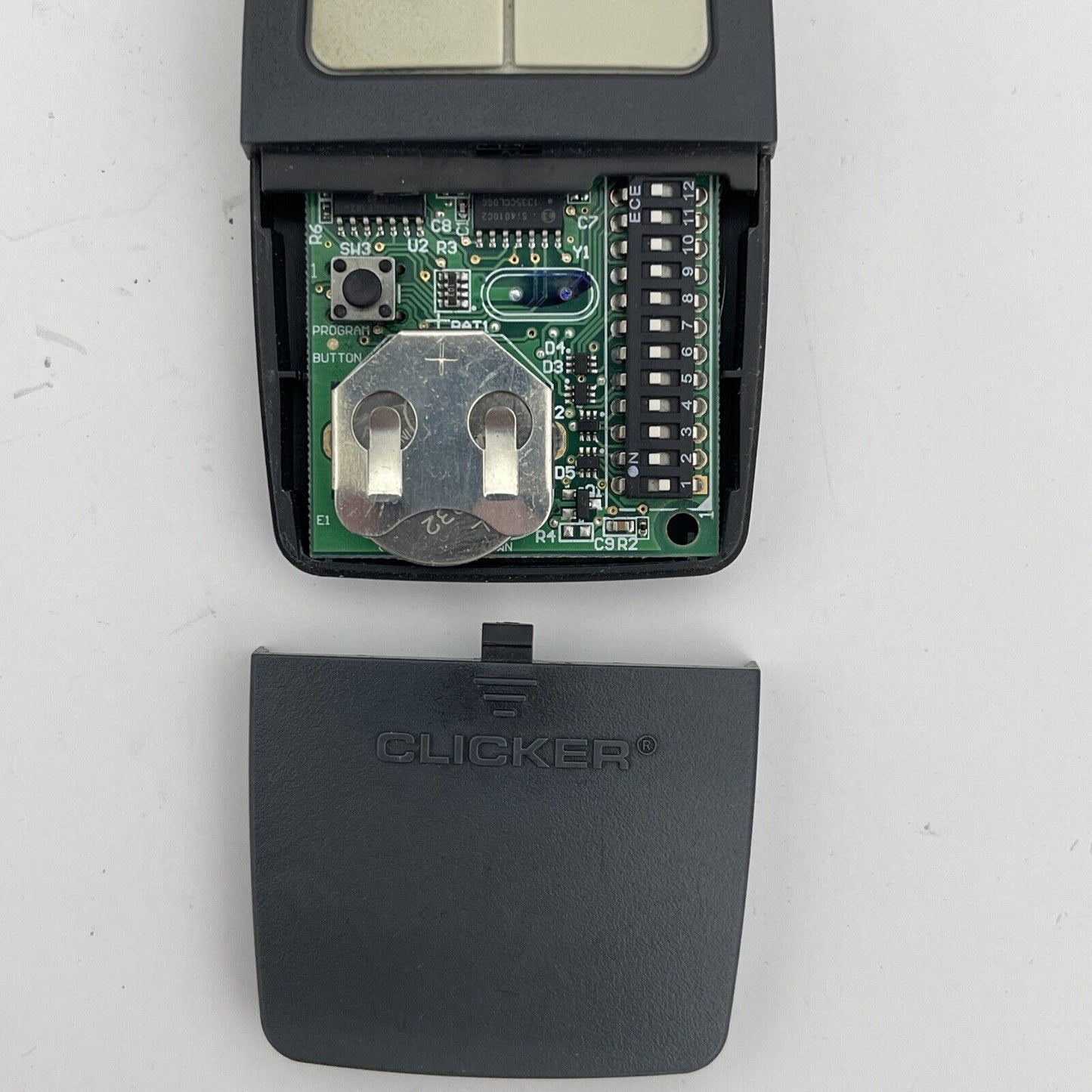 Clicker OEM KLIK1 Universal Garage Door 2 Button Remote Control All Major Brands