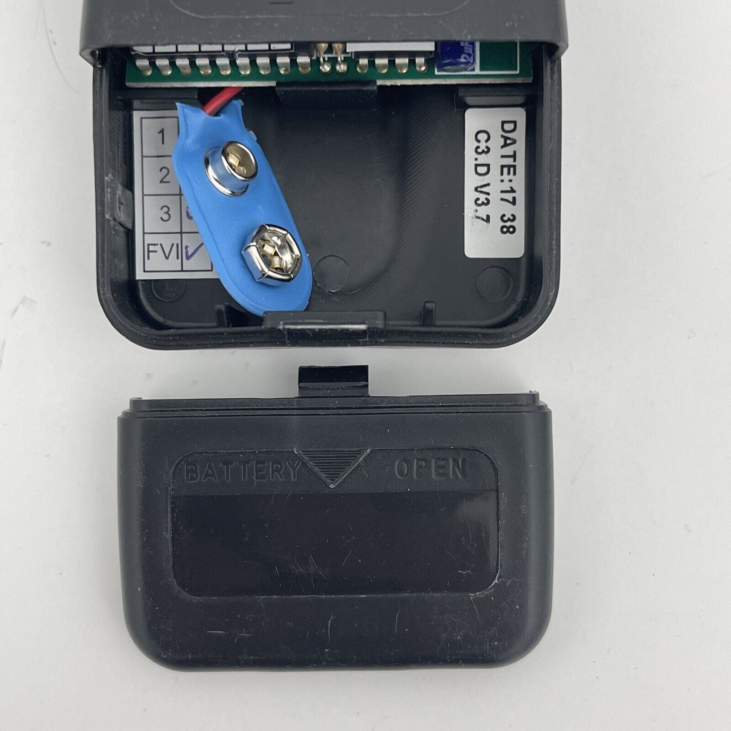 Wayne Dalton OEM 3-Button 02-3047-3BUH Garage Door Opener Remote w/ Clip 297134