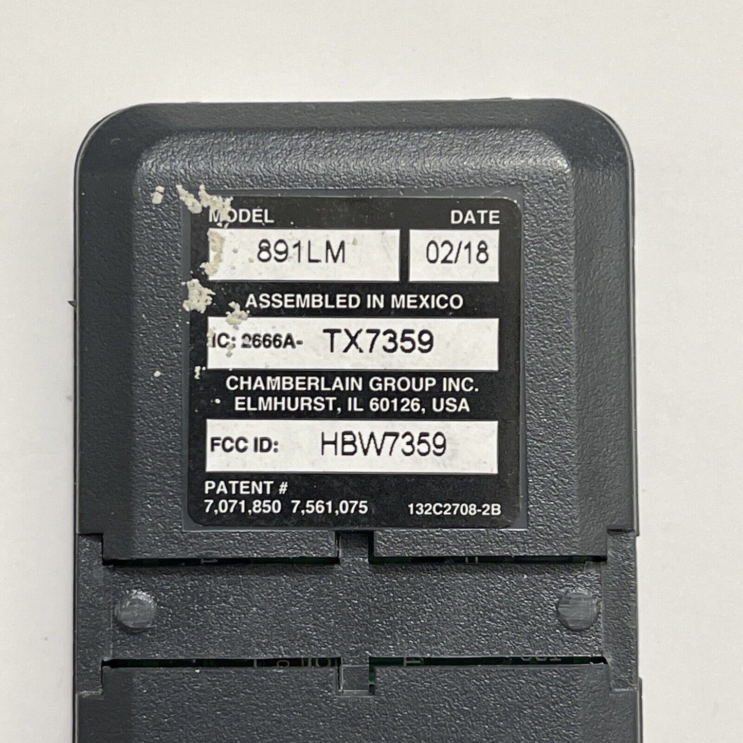Genuine OEM Chamberlain Liftmaster 891LM 1 Button Garage Door Remote Control