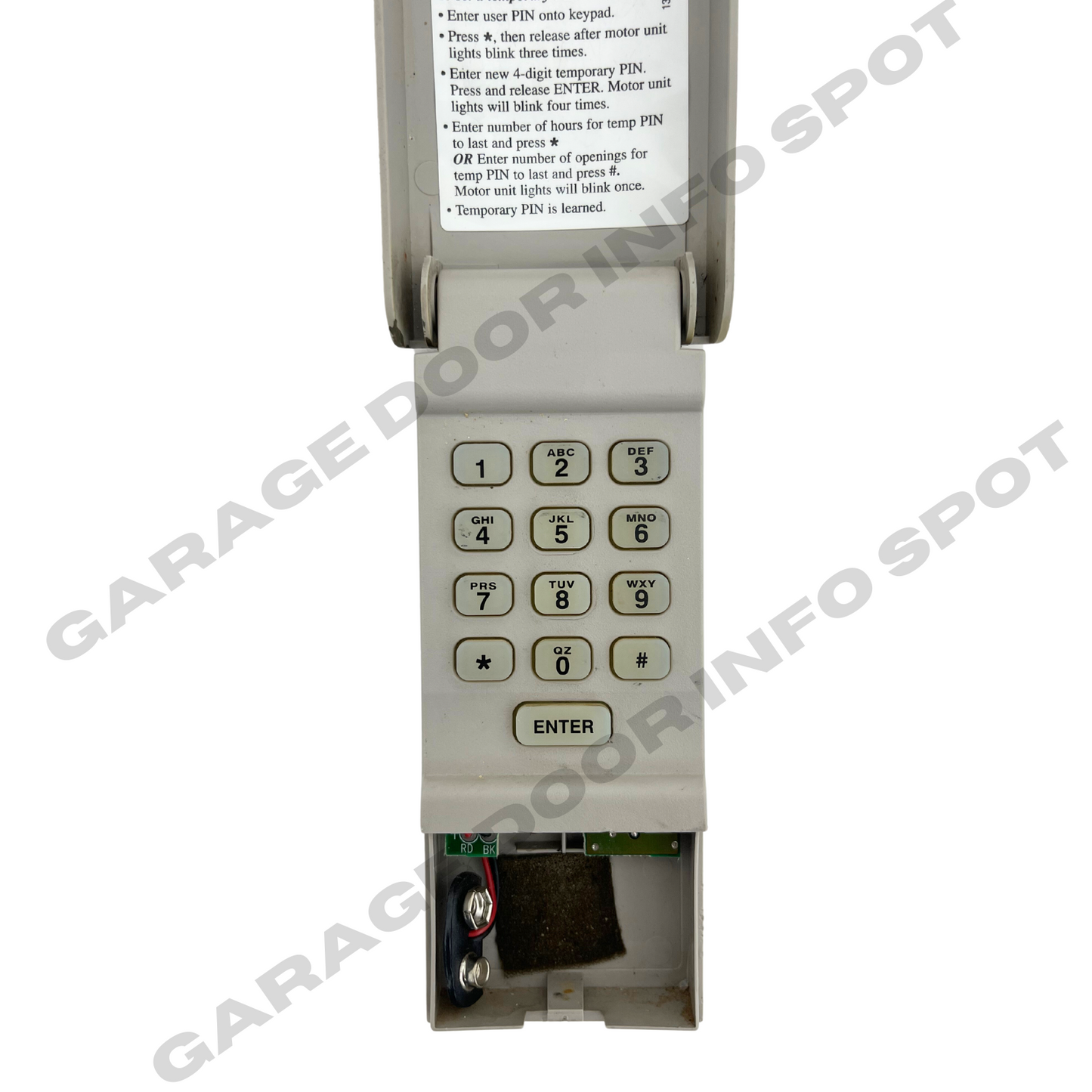 976LM OEM Liftmaster Security + Wireless Entry Garage Keyless Keypad INCOMPLETE