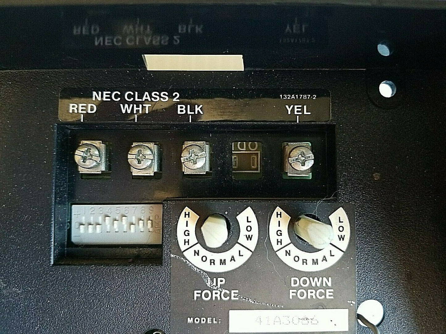 Sears Craftsman 41A3066 Circuit Board End Panel 9 Dip Switch Pre-Safety Eye