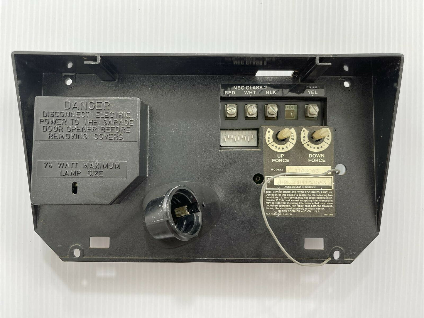 Sears Craftsman 41A3063 Receiver Logic Board Garage Door - 9 Dip Switch