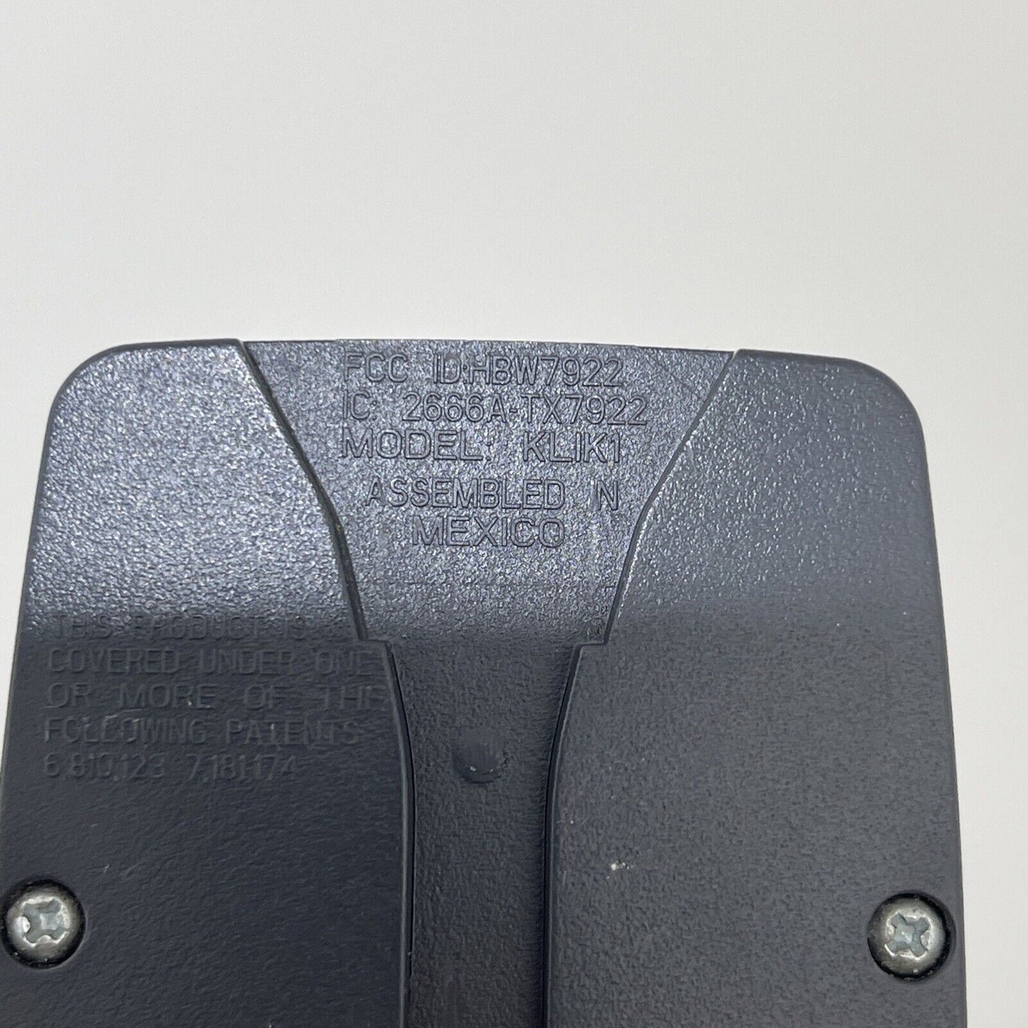 Clicker OEM KLIK1 Universal Garage Door 2 Button Remote Control All Major Brands