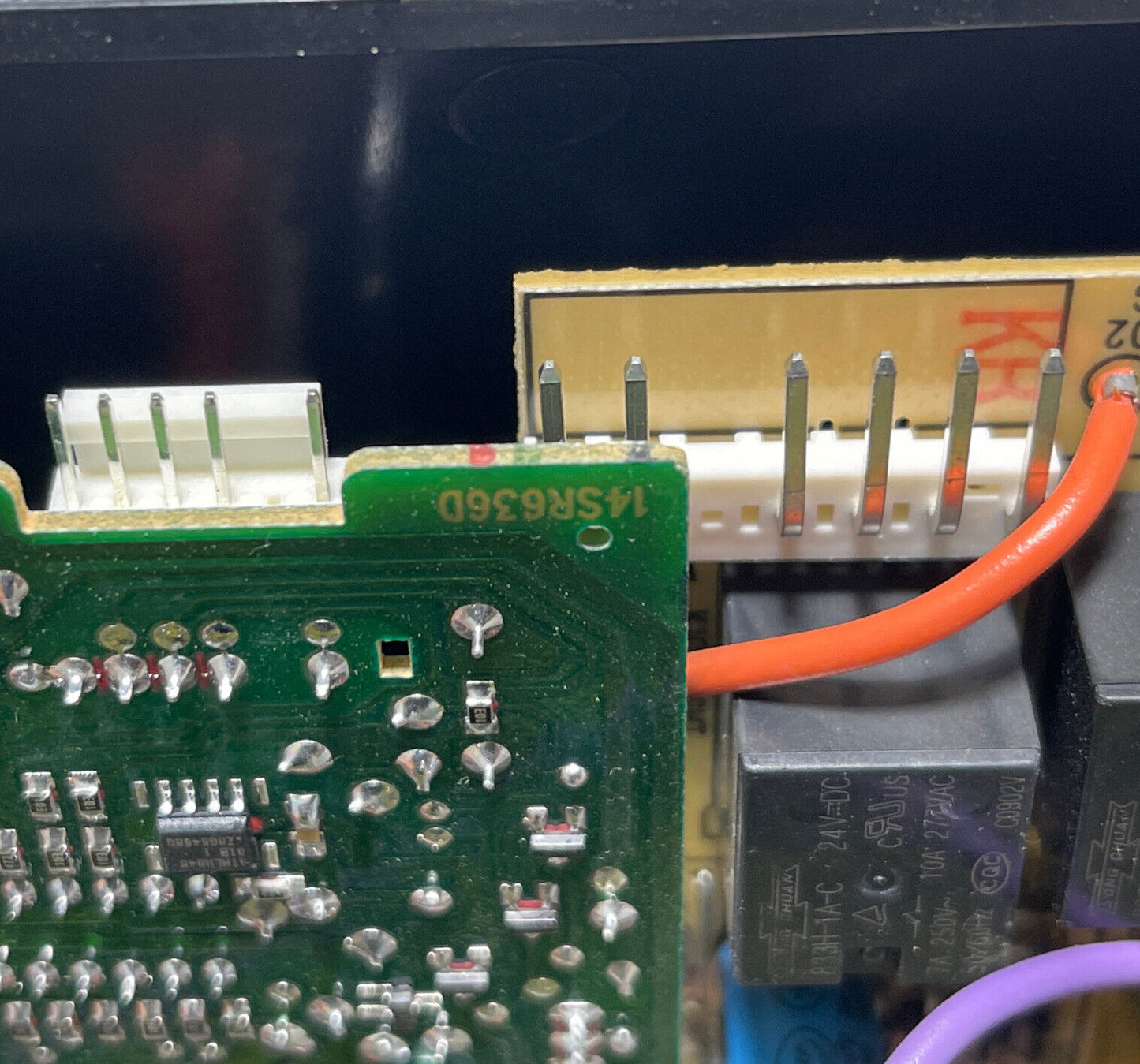 Sears Craftsman 41AC175-2 Chamberlain Circuit Board 315 MHz Purple Learn Button