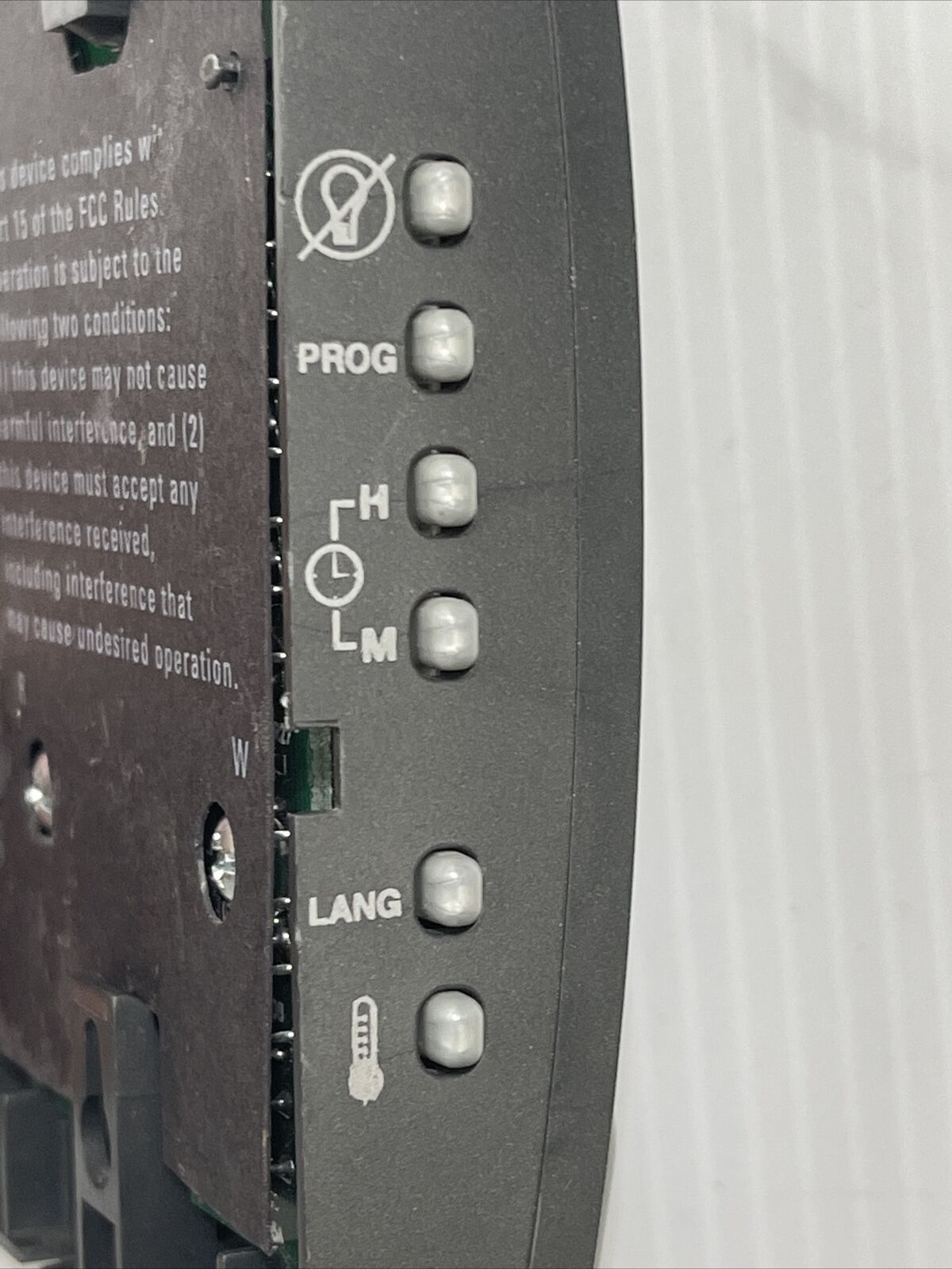 Chamberlain 41A6318 Garage Door Multi Function Wall Button Console - NO BUTTON