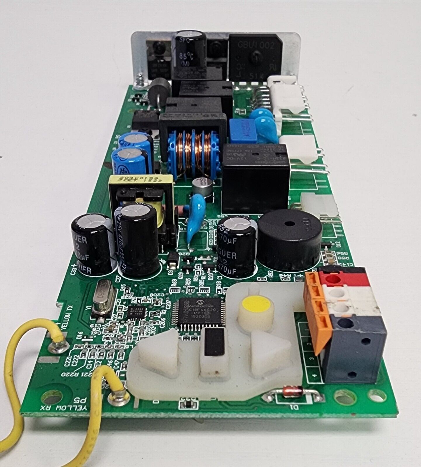 Chamberlain 45DCBR5 Garage Door Receiver Logic Board Yellow Learn BOARD ONLY