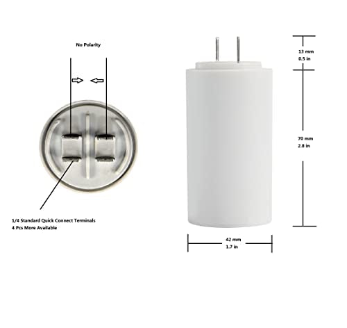 BlueNatHxRPR 50 MFD Garage Door Opener Capacitor Compatible for Liftmaster Chamberlain 30B533