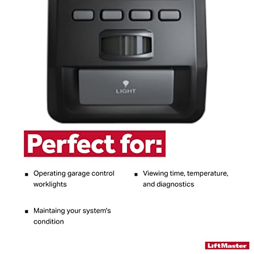 LiftMaster 880LM Motion-Detecting Control Panel - Features Menu-Driven Panel and Timer-to-Close