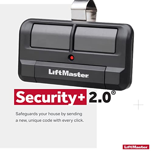 LiftMaster 892LT Two-Button Security+ 2.0 Learning Garage Door Opener Remote Control - Pack of 1