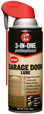 3-IN-ONE - 100581 Professional Garage Door Lubricant with Smart Straw Sprays 2 Ways, 11 OZ