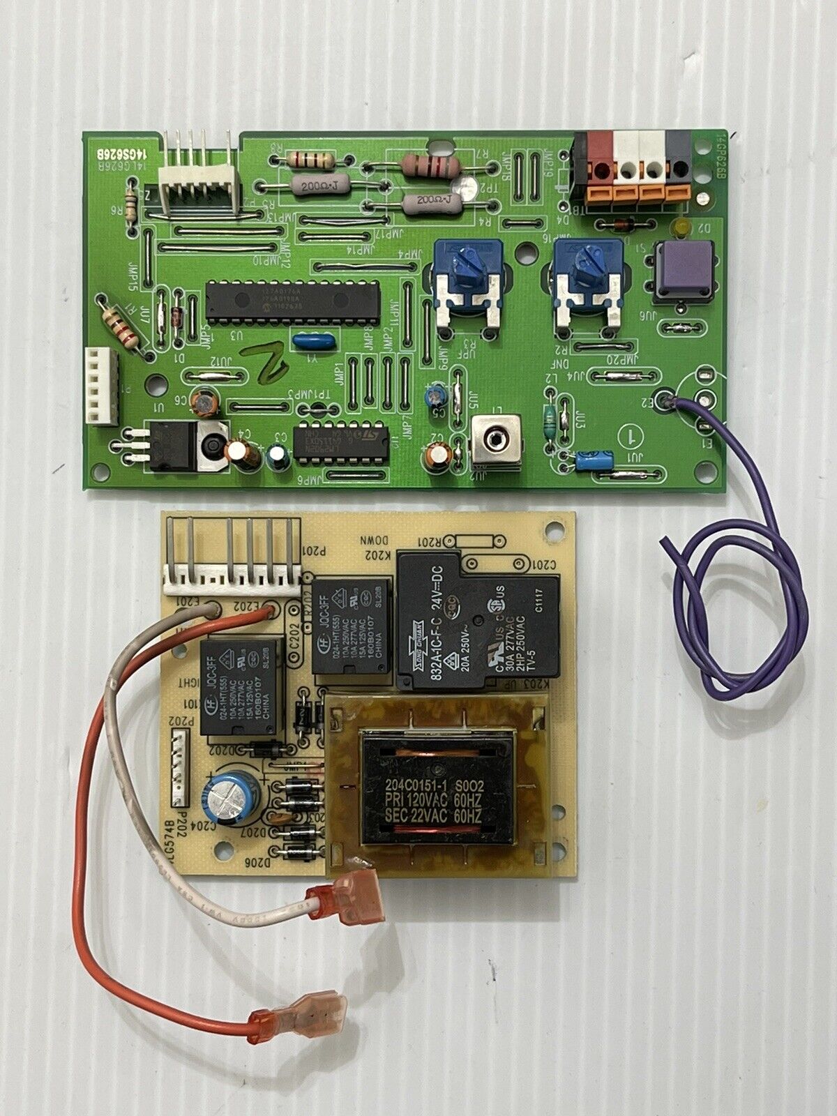 Sears Craftsman 41AS150R2 Circuit Logic Board End Panel Purple Learn BOARDS ONLY