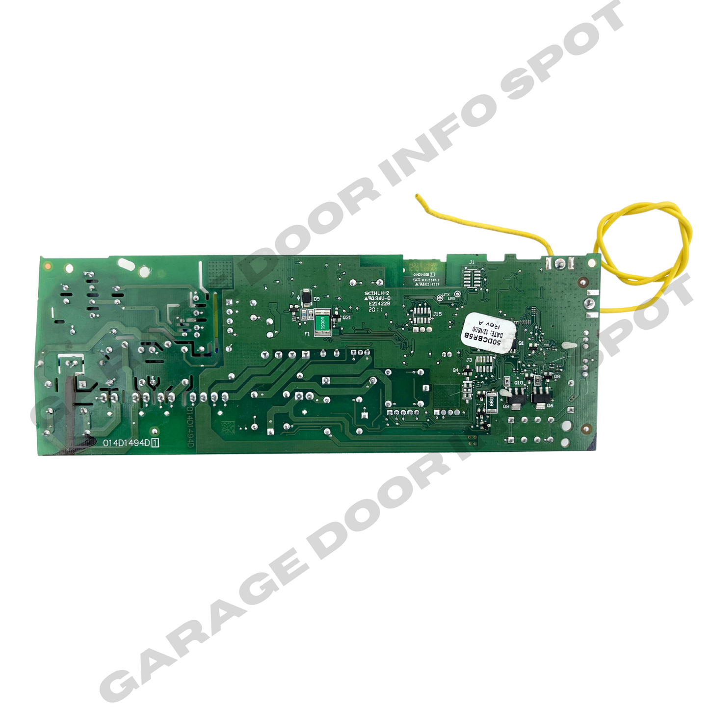 014D1494 Liftmaster Garage Door Logic Circuit Board Yellow Learn Button NO LOCK