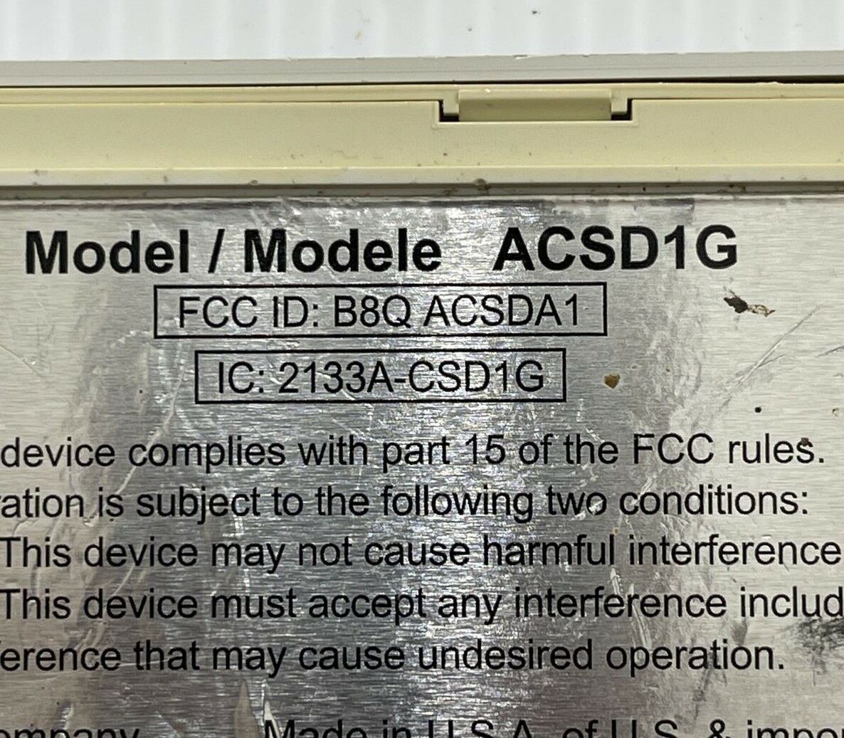 Genie ACSD1G Intellicode Wireless Keyless Entry Garage Door Keypad Overhead Door