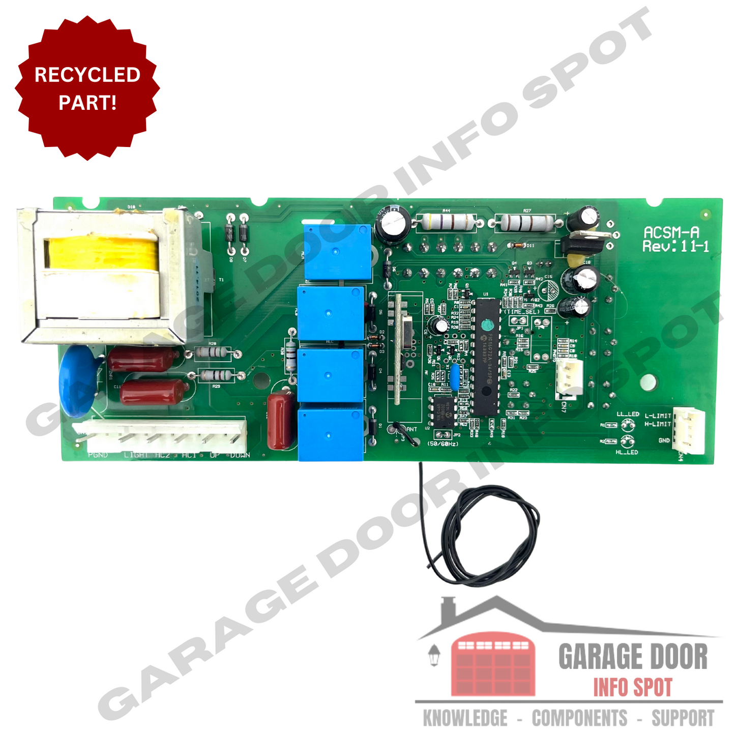 Guardian 2211-L Model: EI41 Circuit Board Garage Door Opener GACO-SQD BOARD ONLY