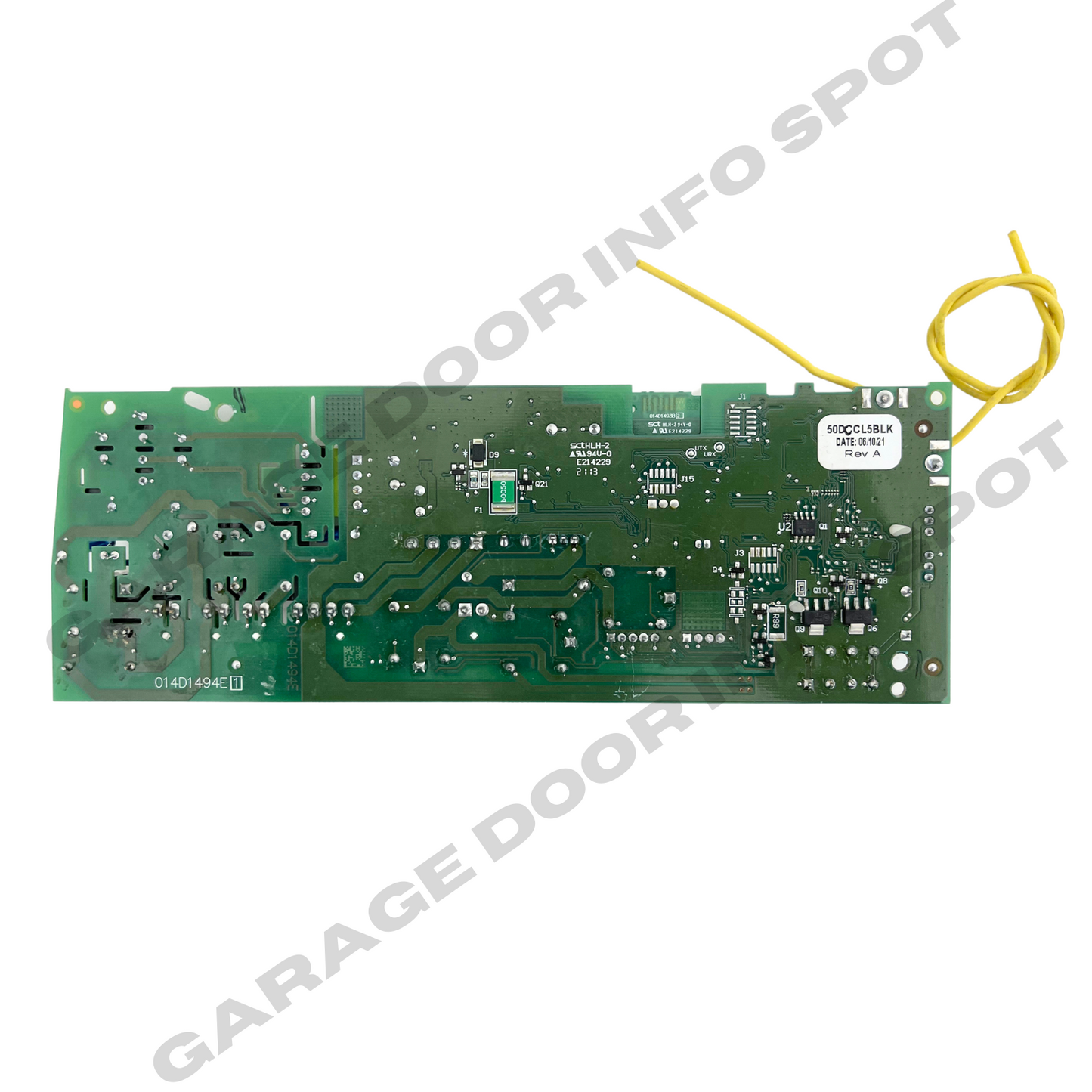 014D1494 Liftmaster Garage Door Logic Circuit Board Yellow Learn w/Lck 050DCTBLK