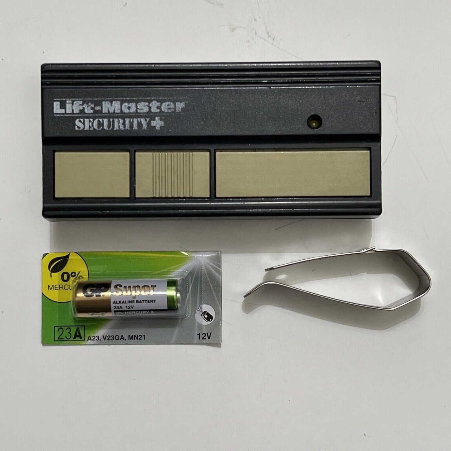 Genuine OEM Chamberlain Liftmaster 96LM 3 Button Remote w/Clip HWB1203 - 102 278