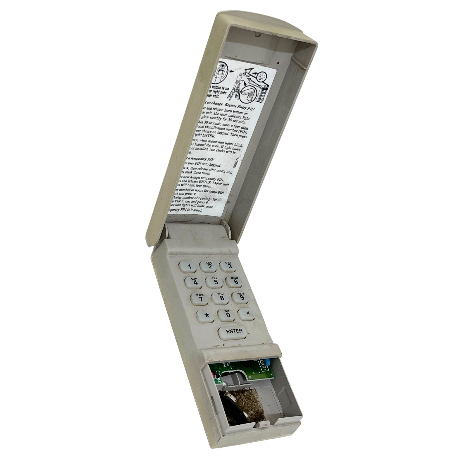 940CB Chamberlain OEM Wireless Entry Keyless Keypad Red Learn Button I ...