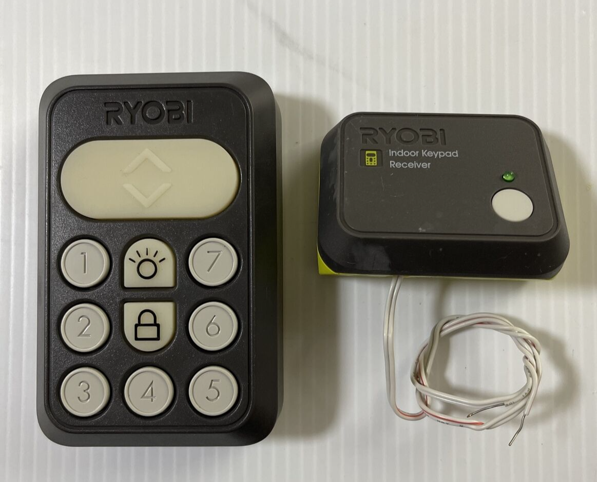 RYOBI GDA401 Inside Garage Door Wireless Wall Console Opener w/ Indoor Receiver