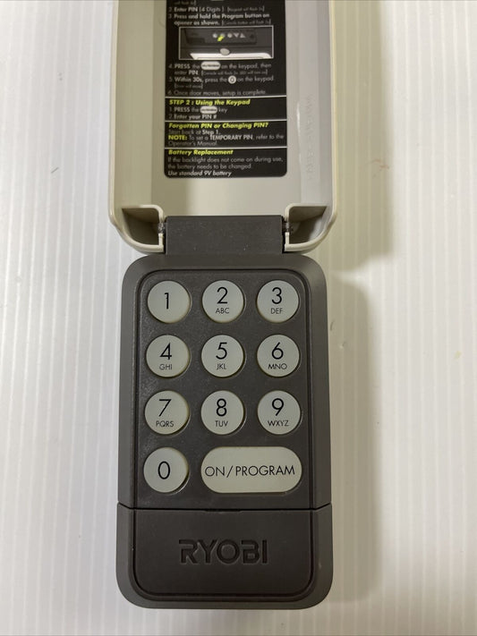 RYOBI GDA300 Garage Door Opener Outdoor Wireless Keyless Entry Keypad