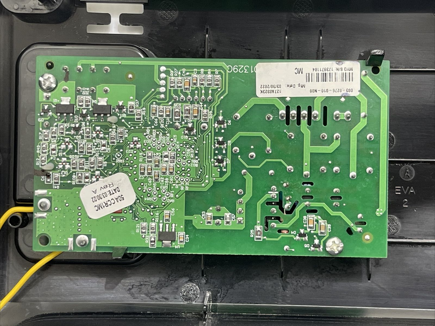 Chamberlain 045ACT MC Garage Door Receiver Logic Board Yellow Learn Button 7576