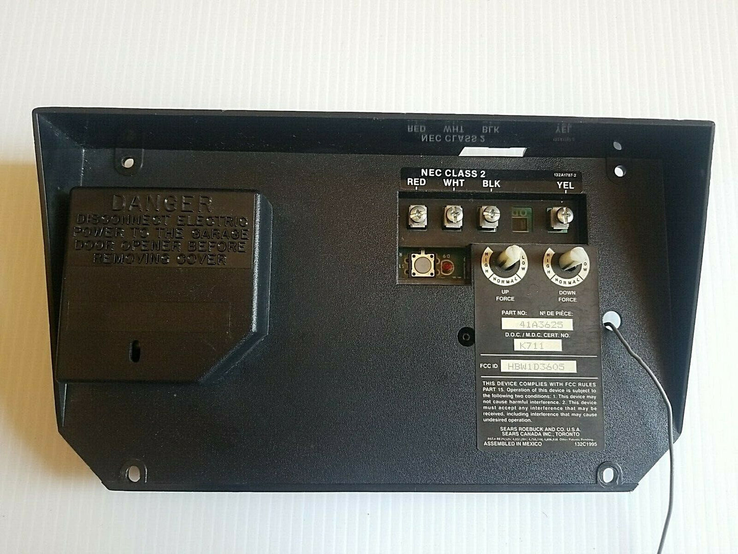Sears Craftsman Liftmaster 41A3625 Receiver Logic Board Garage Door Opener K711