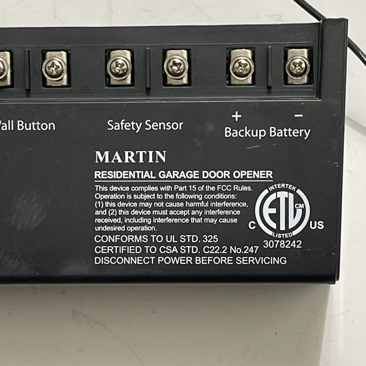 Martin Residential Garage Door Opener Circuit Logic Control Mother Board