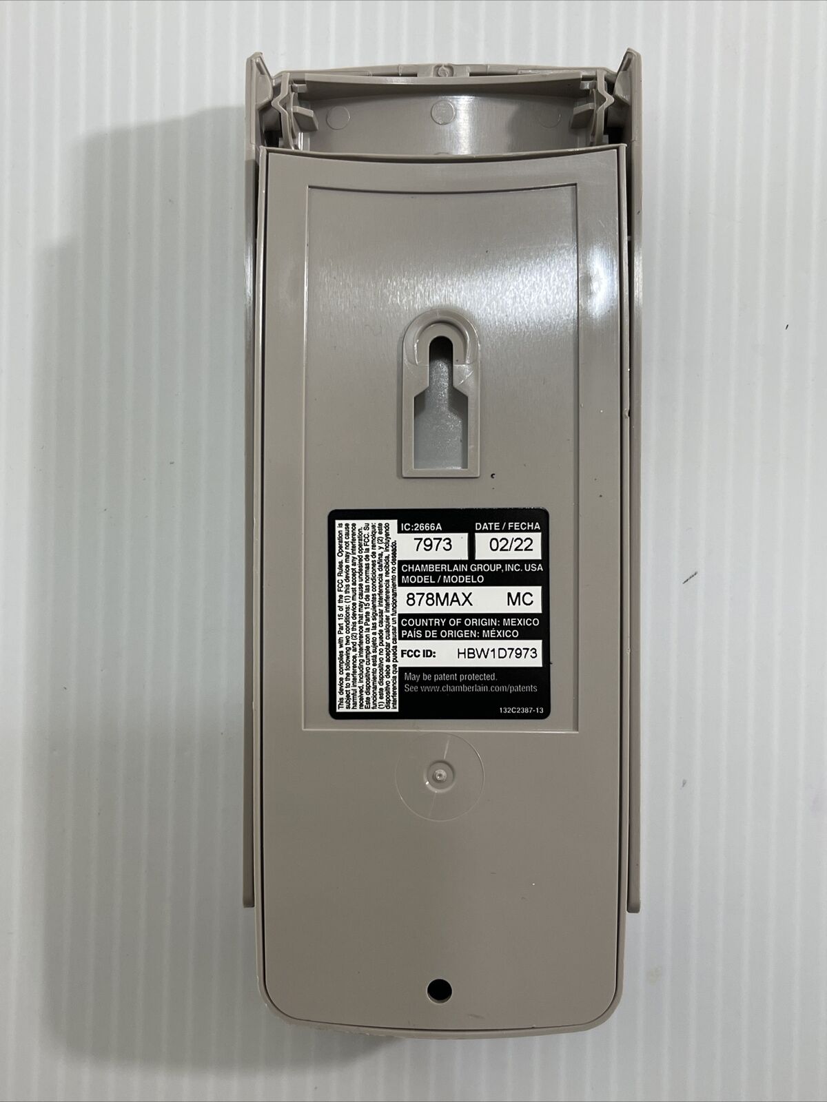 Liftmaster 878MAX Keyless Entry Keypad 377LM 977LM Sears Compatible 315mh 390mhz