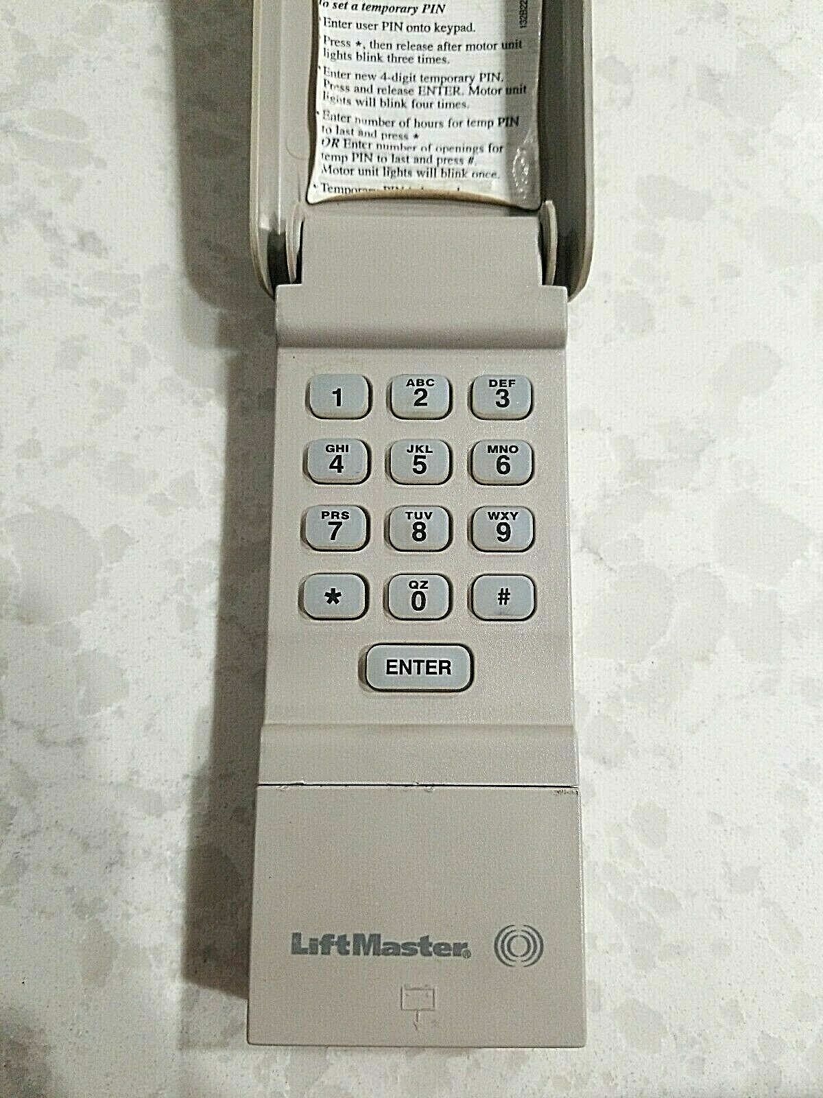 OEM Chamberlain Liftmaster 376LM Wireless Entry Keyless Keypad Purple Learn Btn