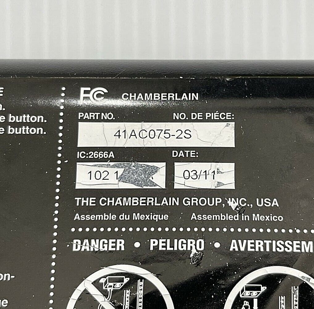 Chamberlain Liftmaster 41AC075-2S Circuit Board Panel Purple Learn - "S" ONLY