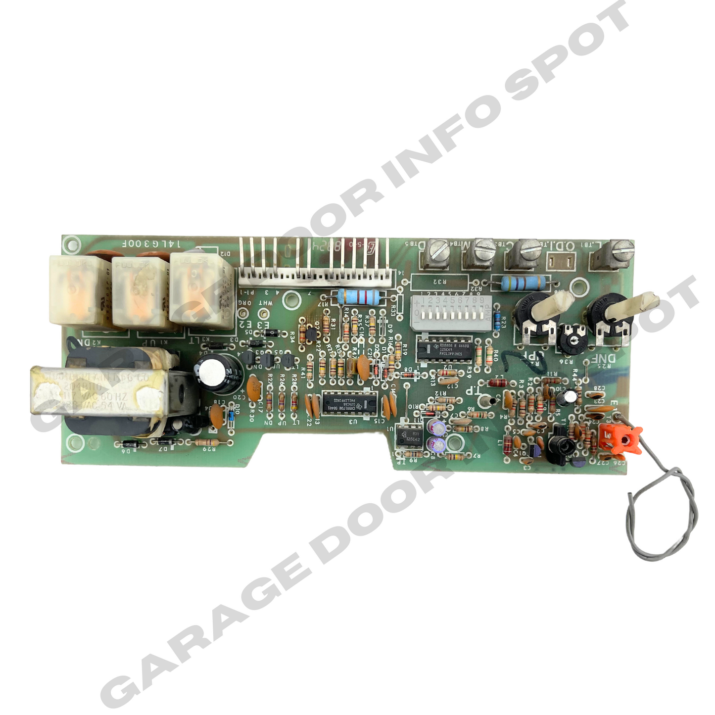 41A3039 Chamberlain Garage Door Operator Circuit Logic Board 9 Dip - BOARD ONLY!