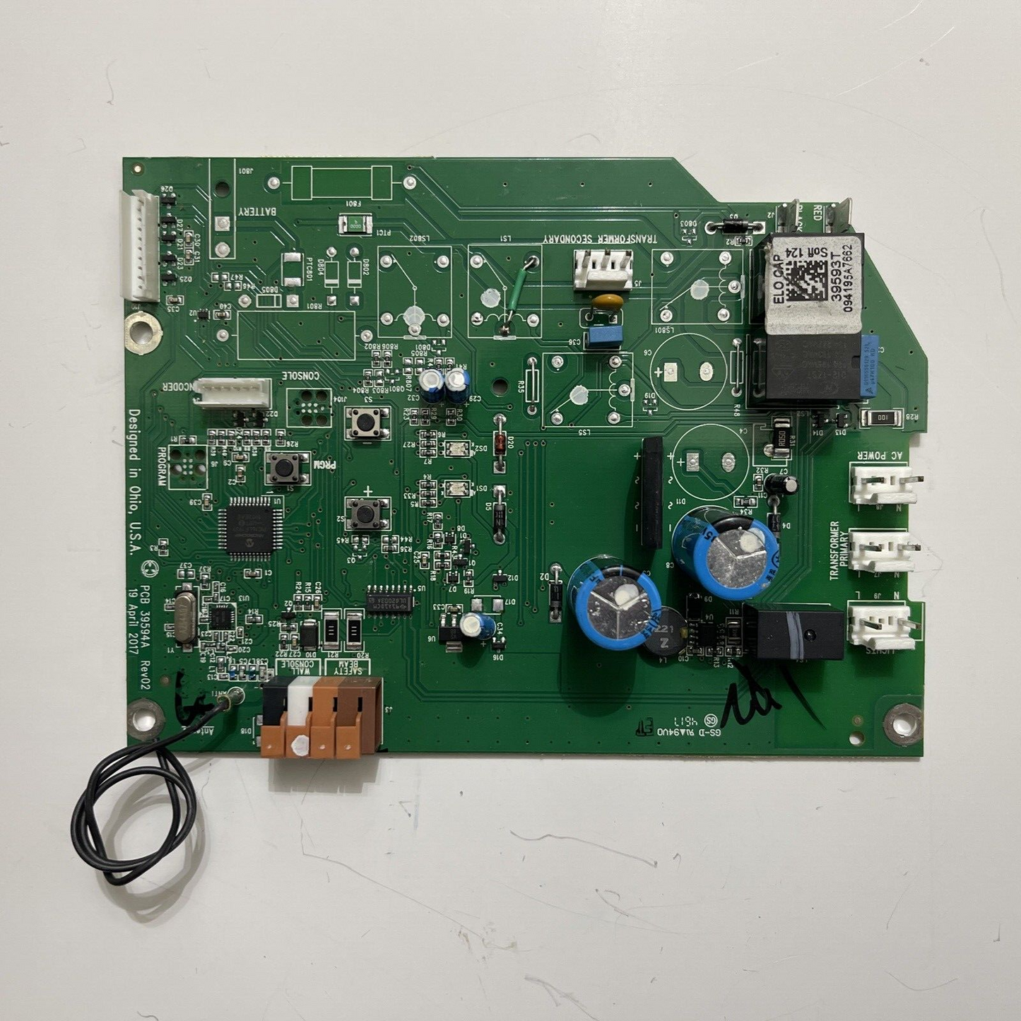 Genie Overhead Door Legacy 650 - 1129 (WiFi) 39593T Garage Door Circuit Board