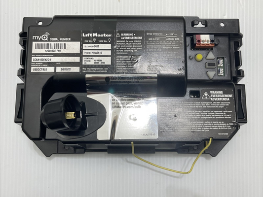 Liftmaster Chamberlain 050DCTBLK Garage Door Logic Board Yellow Learn Button