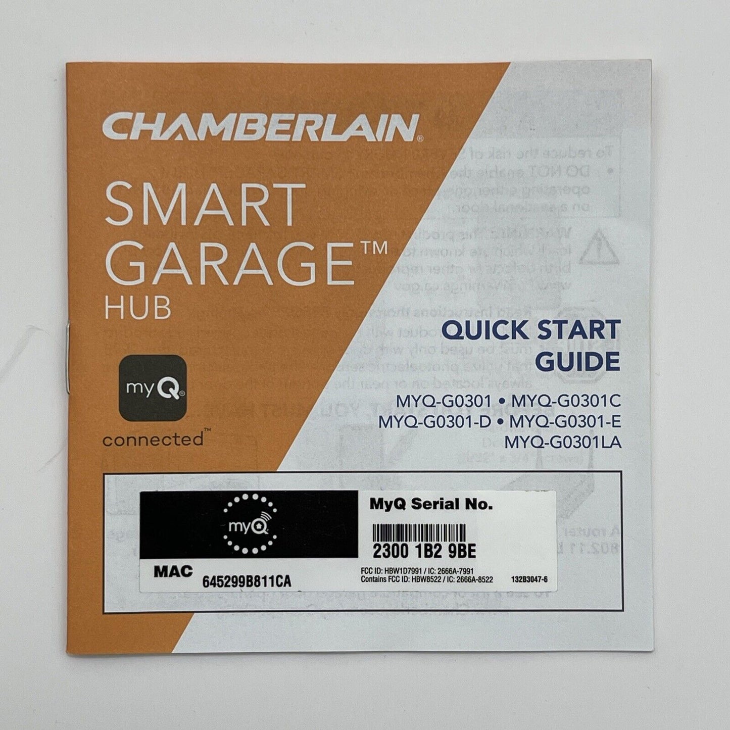 Chamberlain MYQ-G0301 Smart Garage Door Hub Universal Smartphone Controller Kit