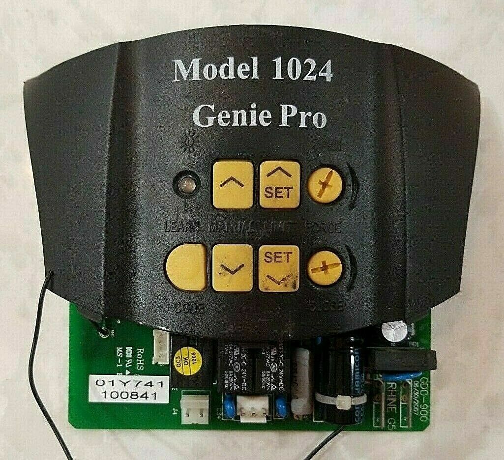 Genie Model 1024 Circuit Board Garage Door Opener Intellicode Sequencer