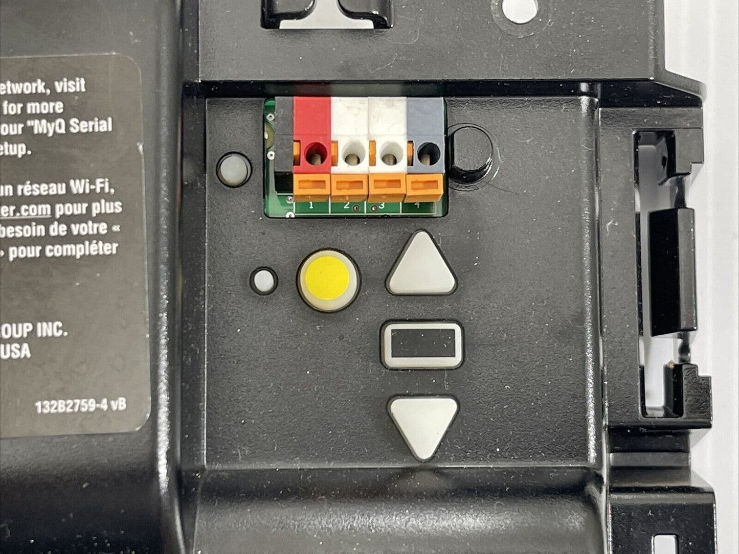 Liftmaster Chamberlain 001D8363 Garage Circuit Board myQ Yellow Learn Button