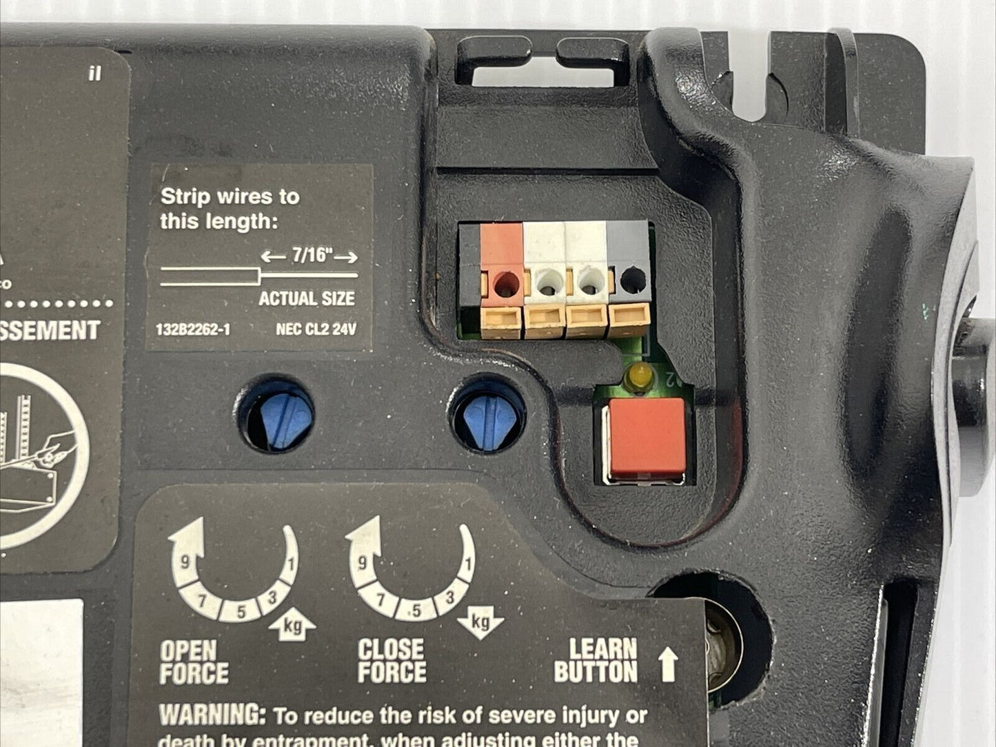 Chamberlain Liftmaster 41A5688 Circuit Board End Panel Red Learn Button