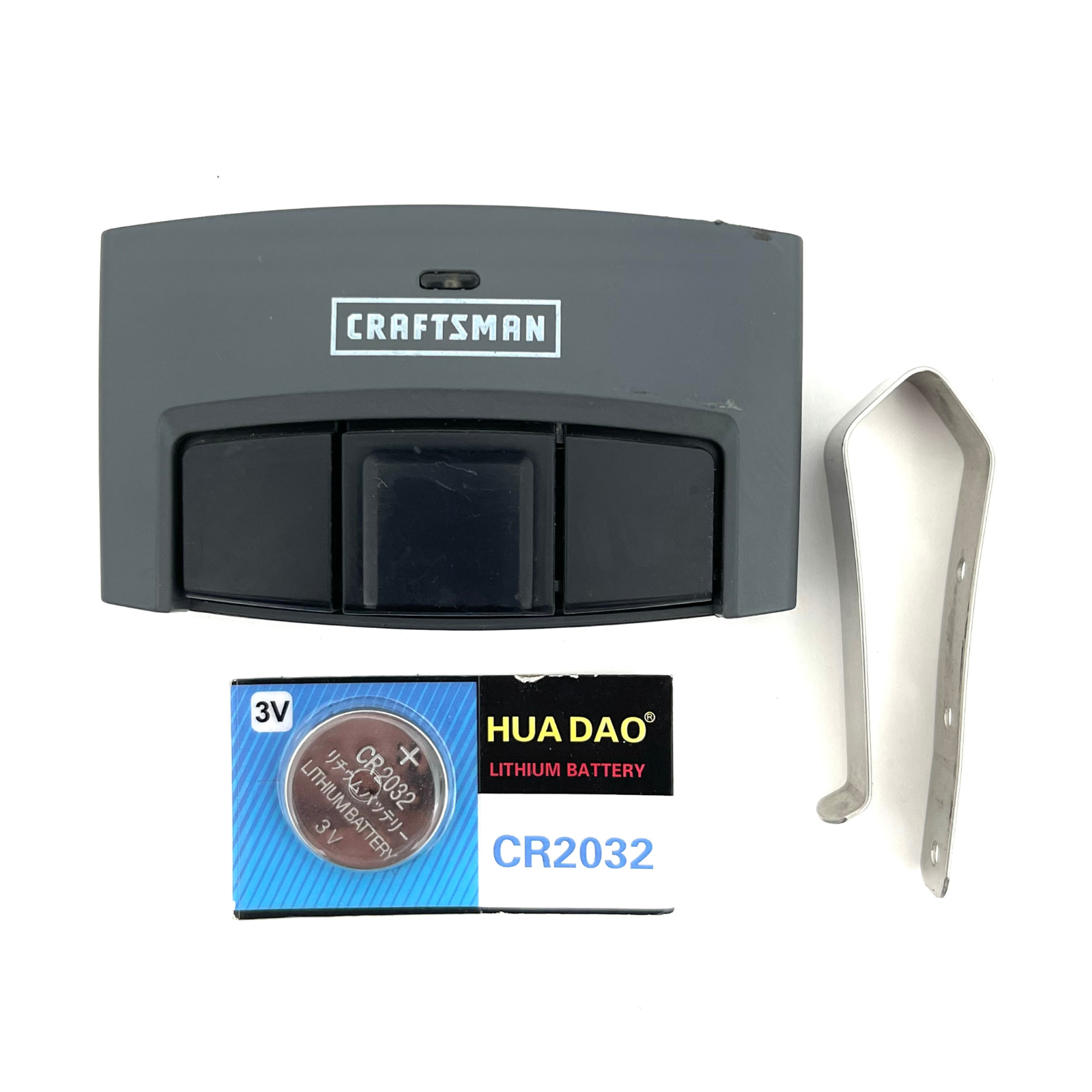 Craftsman Remote 41A7633 Craftsman Genuine OEM Remote 3 Button w/Clip & Batt HBW7359 Ye ...