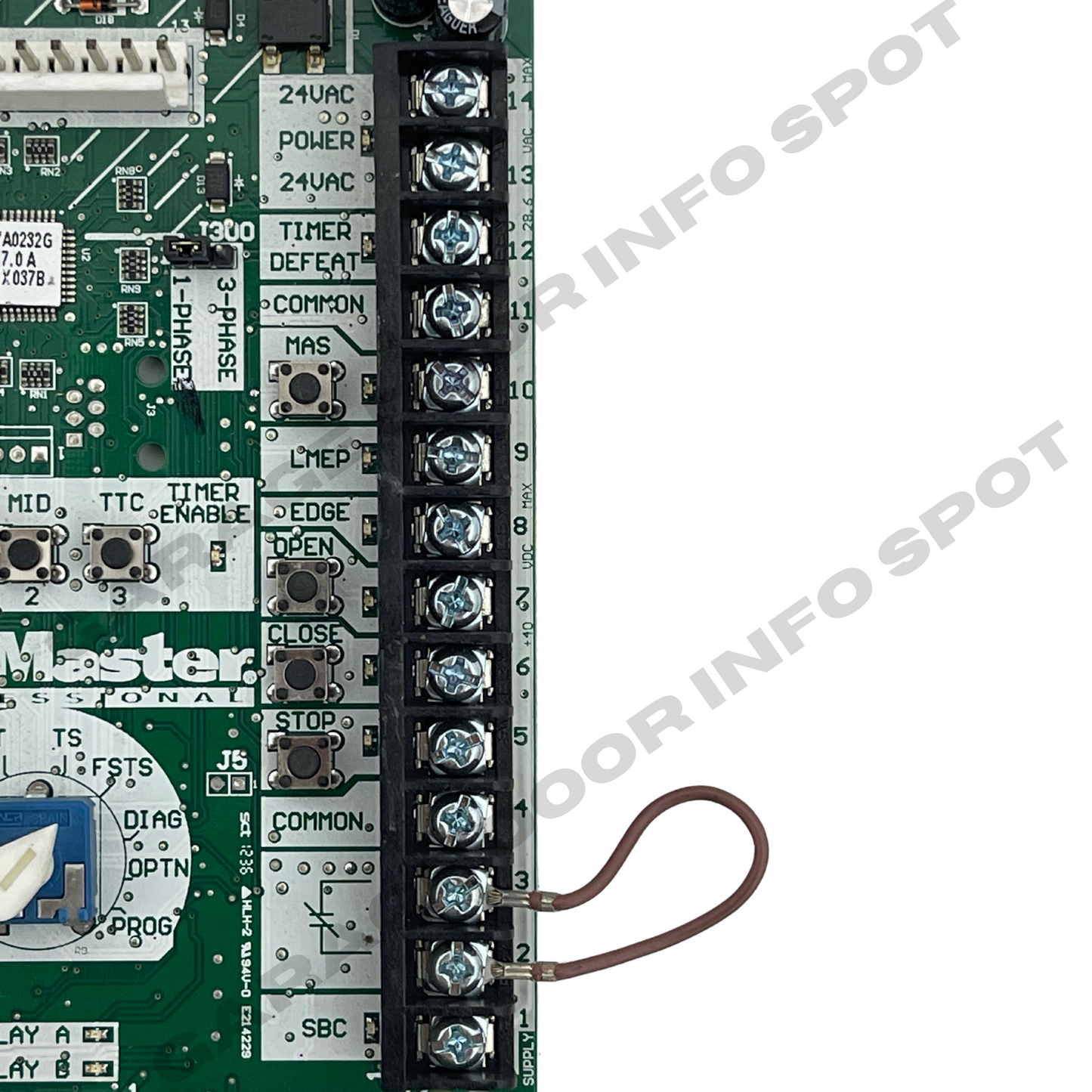 014D1107F LiftMaster K1A6837 Logic 4 Commercial Garage Door Opener Circuit Board