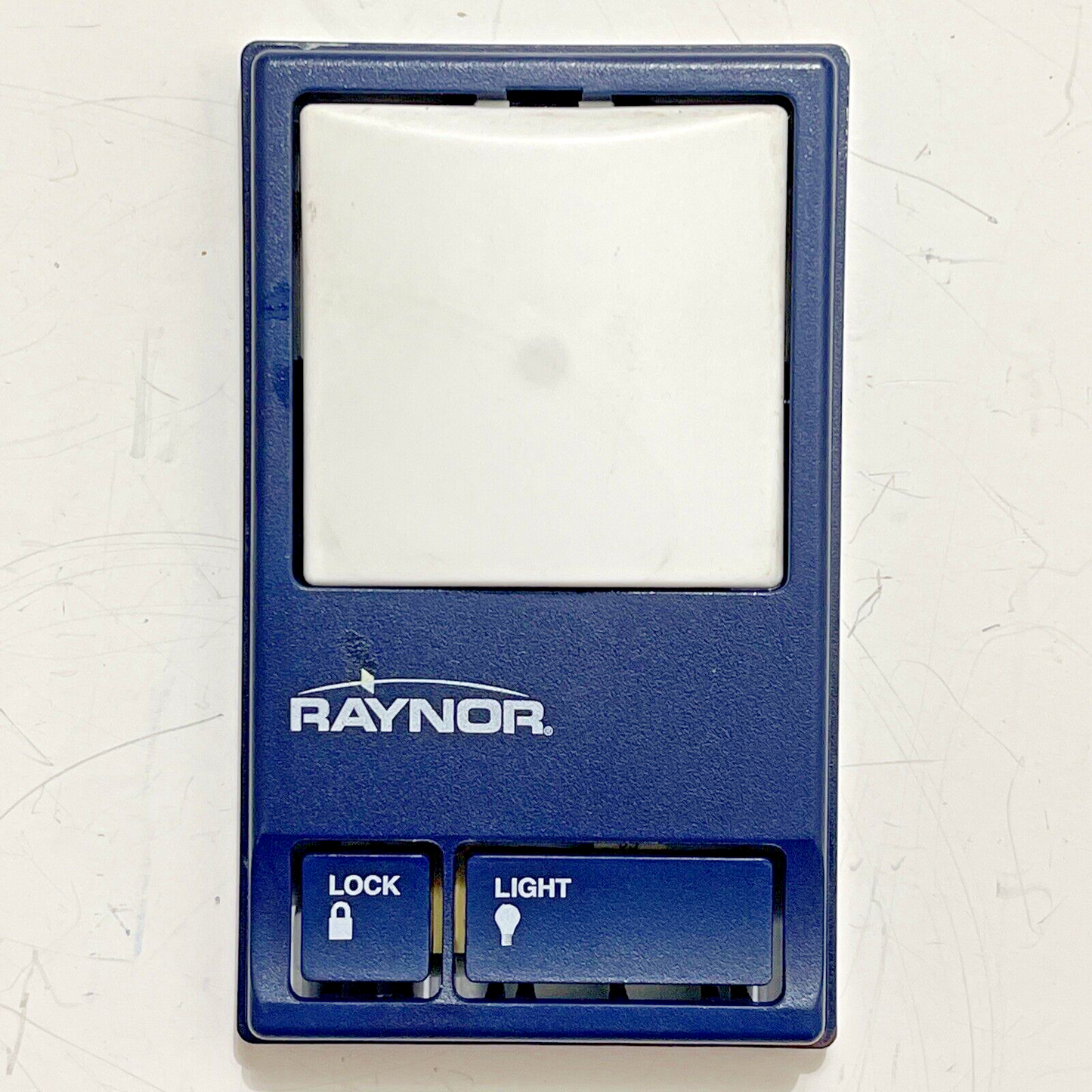 Raynor Garage Door Opener 3 Function Wall Button Console Control Blue Housing