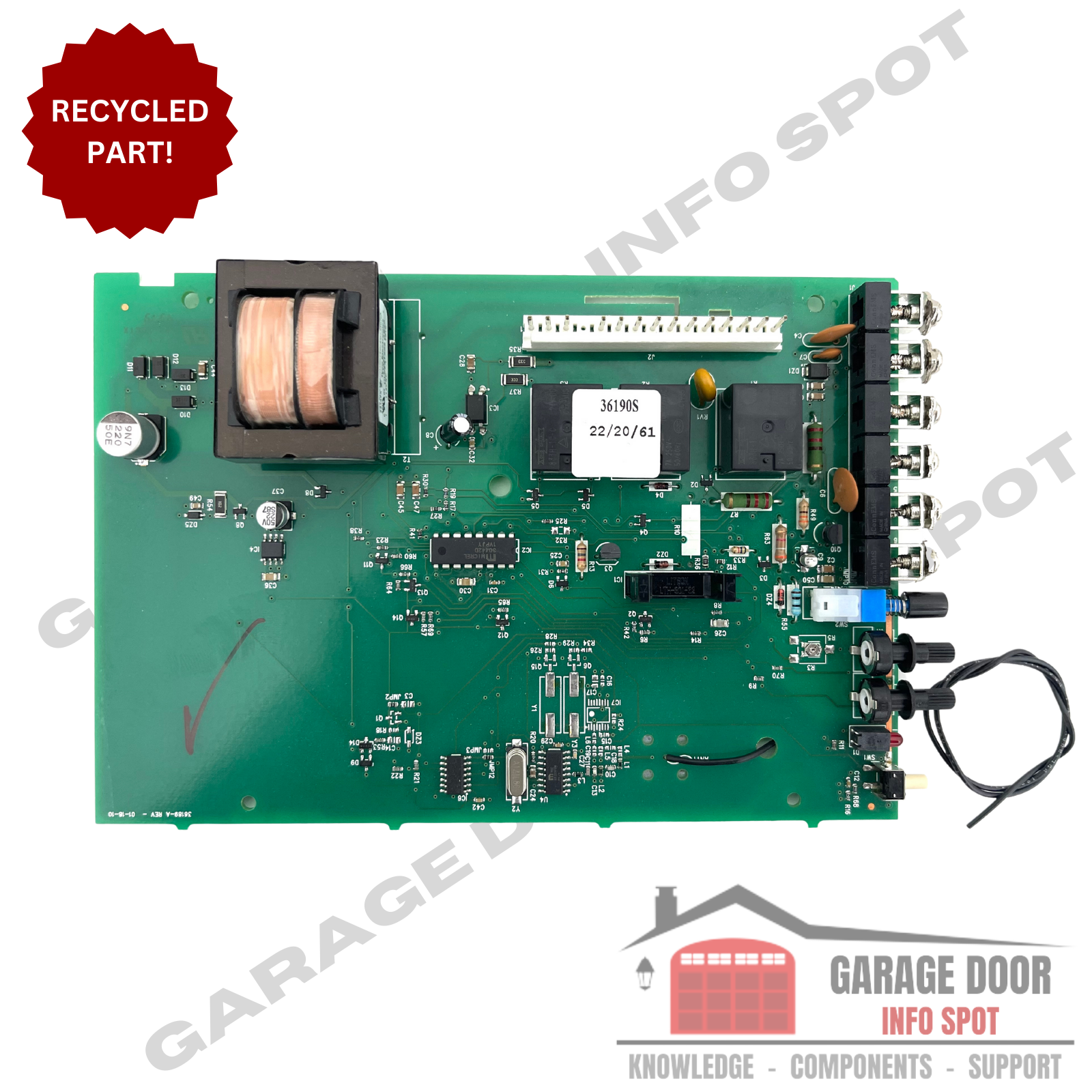 Overhead Python 2 Genie Chain Glide 36190S Overhead Door Python Circuit Logic Board 6 Te ...