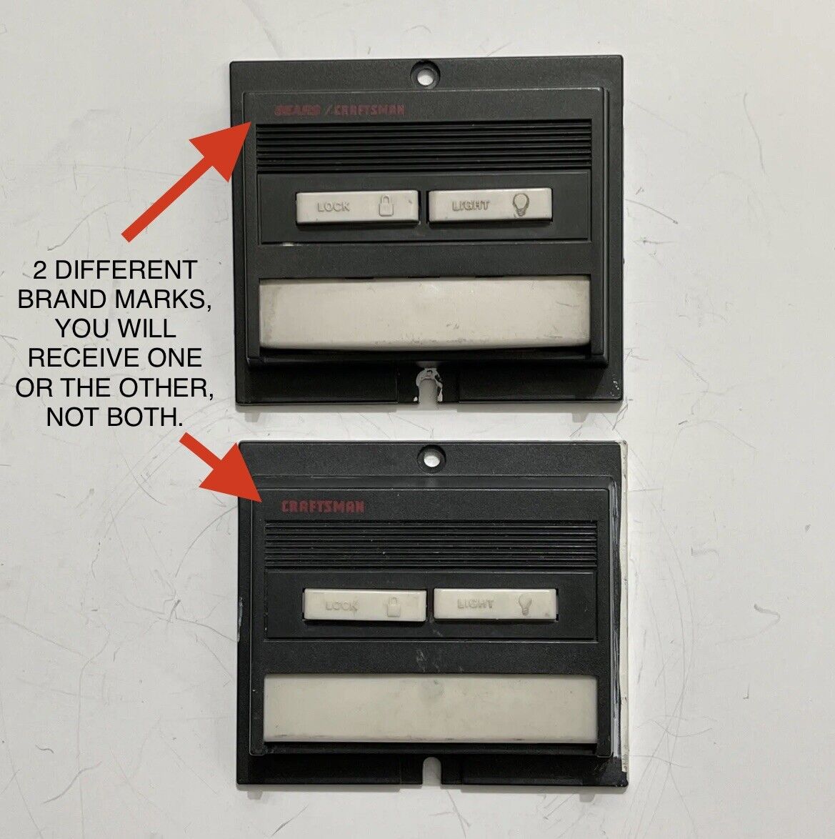 Sears Craftsman Wall Button Multi Function Door Control Console 2 Term ...